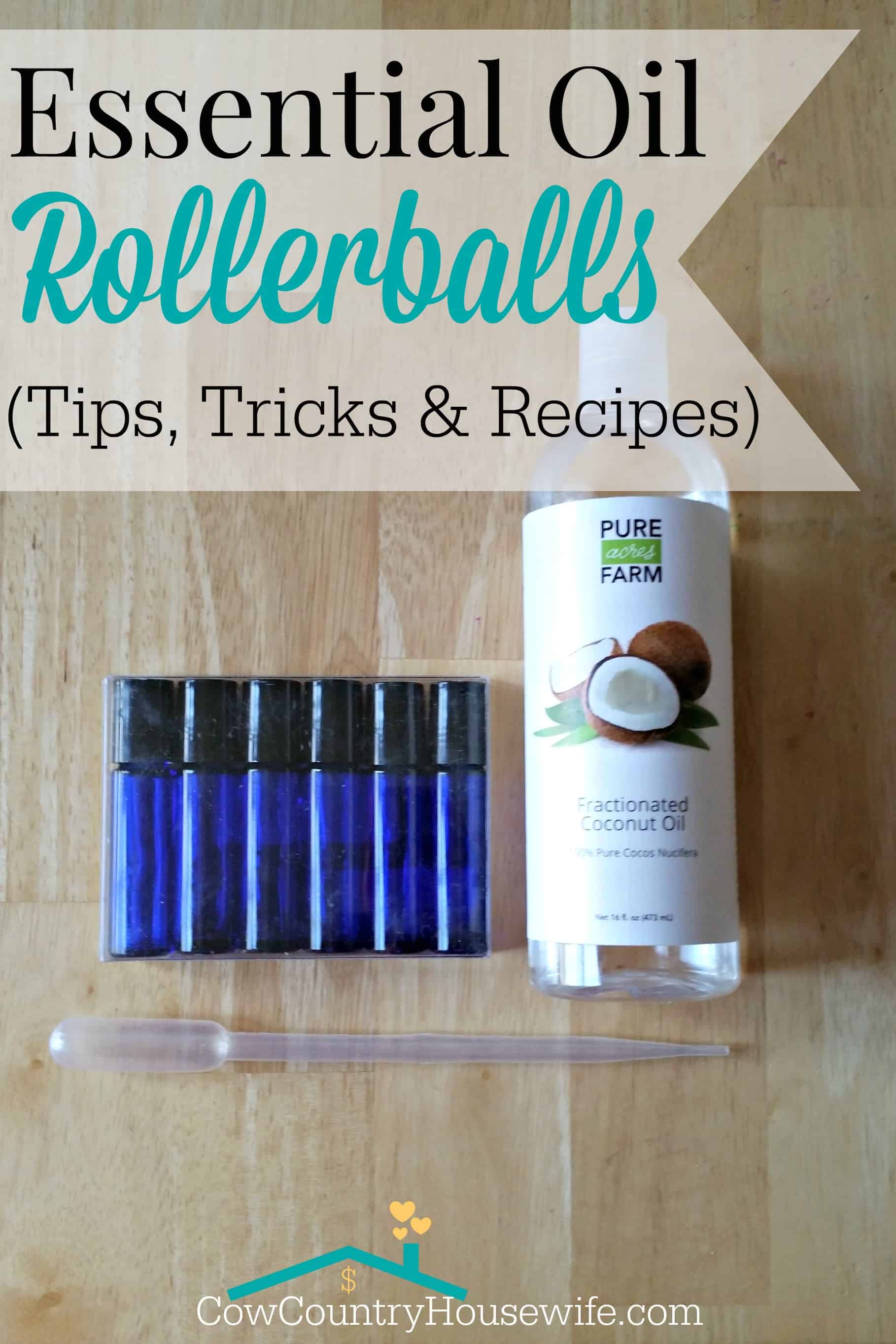 Essential Oil Rollerballs - Tips, Tricks and Recipes, how to make essential oil roller bottles, how to make essential oil roller bottles