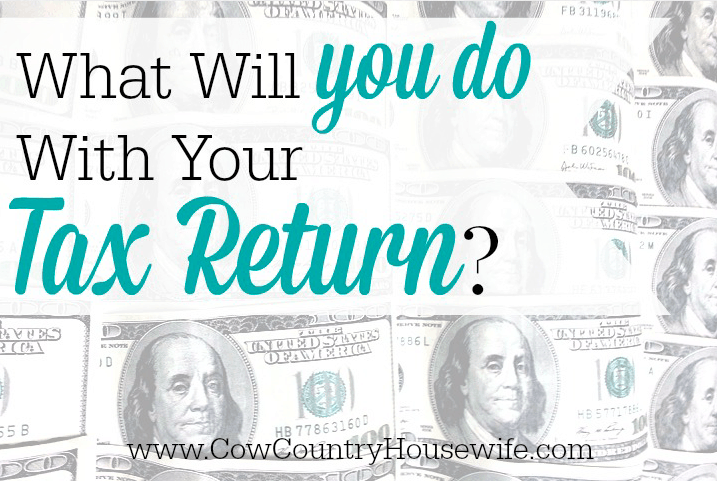 What Will YOU Do With Your Tax Return