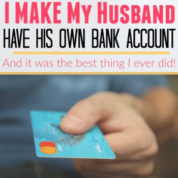I really thought she was crazy! But this is actually a great idea that has saved her SO much money!