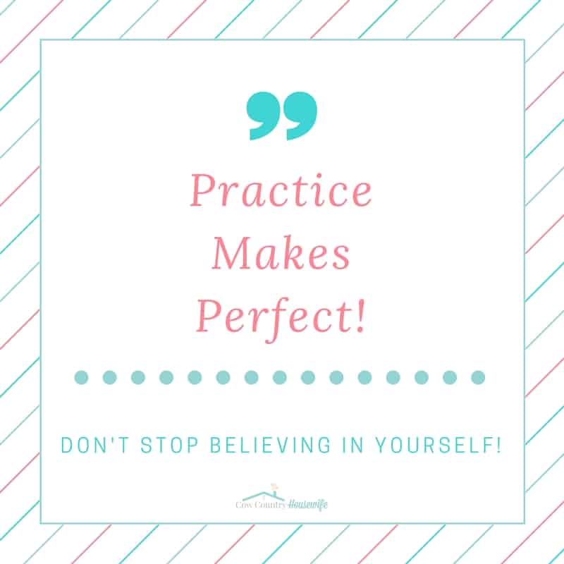 Practice Makes Perfect! 