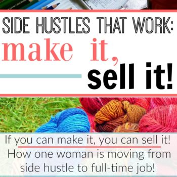 If you can make it, you can sell it! She's passed a side hustle, and is about to make a full-time income from selling cards!! It's completely possible!