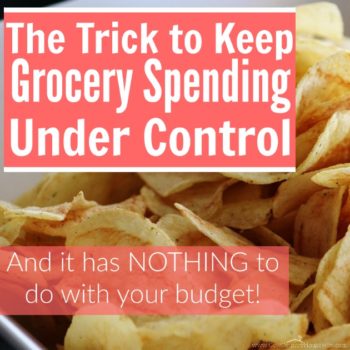 By doing this one crazy trick, you can keep grocery spending under control. And it has nothing at all to do with your budget!