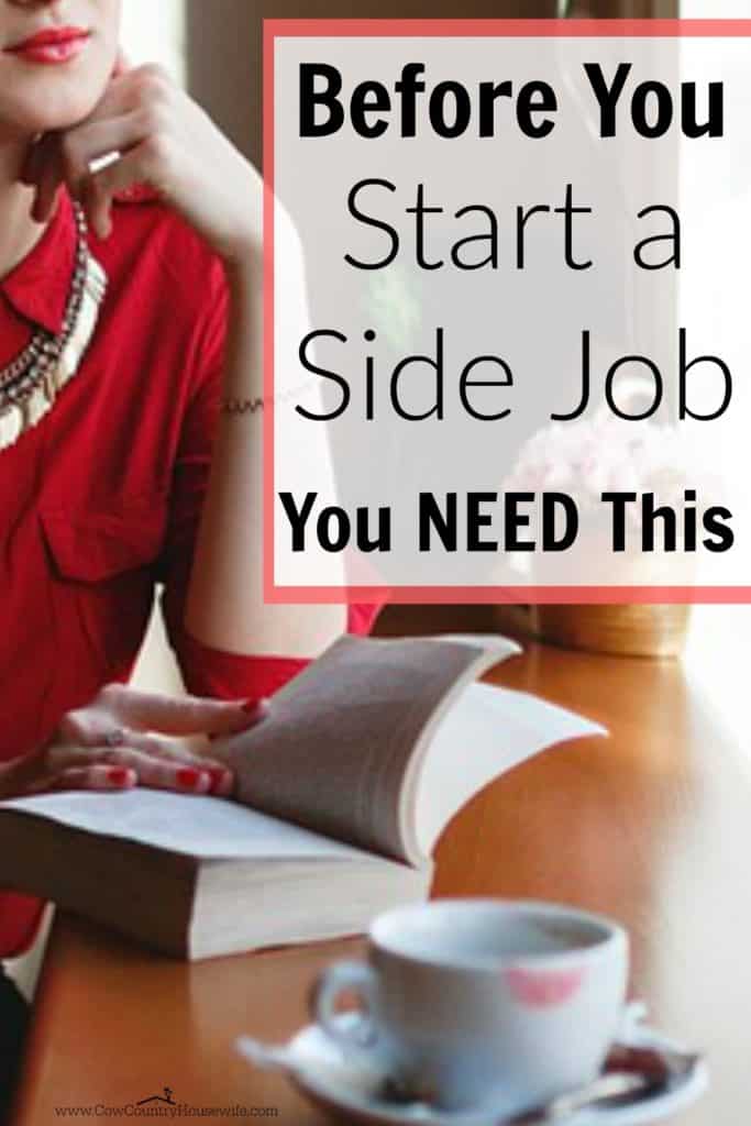 I never even thought of this! It's really easy only to think about making more money that you forget that there's more to a side job than just money. Great points and ideas! Before You Start A Side Job, You NEED This...