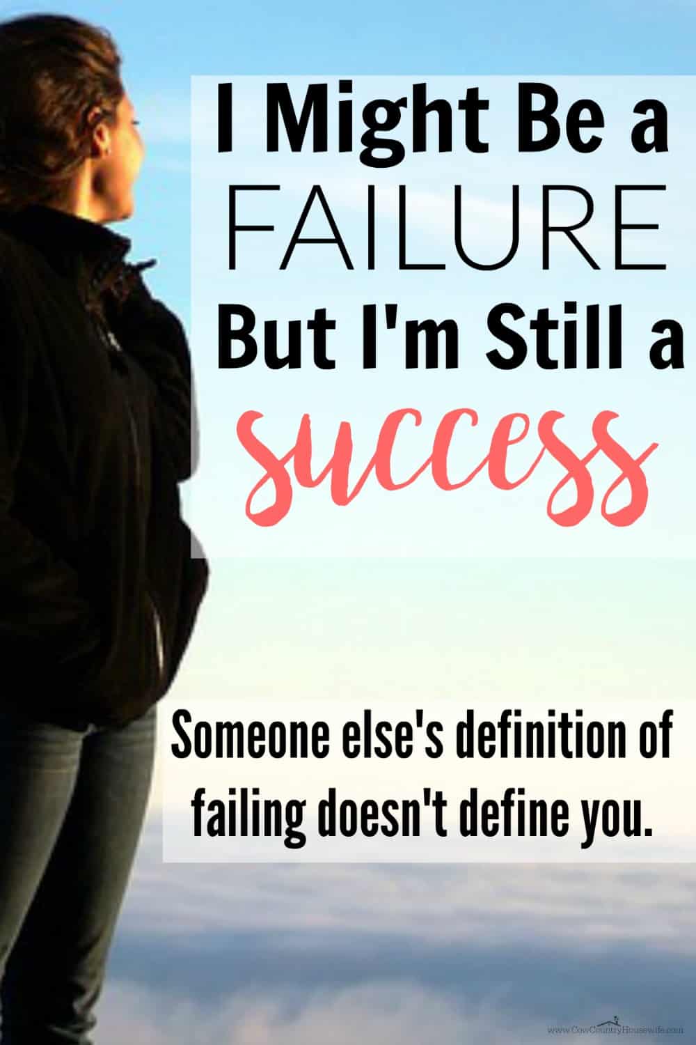 "You'll never BE anything.... you're just a failure." For the longest time, I let someone else's definition of "failure" define me. NOT ANYMORE! Here's how to beat the odds and be a success when the world tells you that you're a failure.
