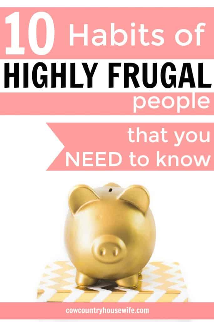 These are great! If you've ever struggles with being frugal, this is for you! Frugal people share their secrets how they save money. Secrets to saving money and living a frugal life. Easy frugal living tips. 10 Habits of Highly Frugal People. Frugal habits of rich people. Frugal living for beginners. Frugal living ideas. Frugal habits extreme. 