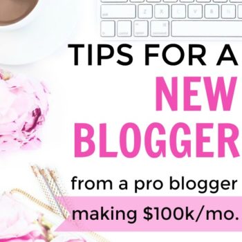 Looking for the best tips for a new blogger? How about some tips right from a pro blogger who makes $100,000 per month! These are amazing tips! I wish I knew these tips for a new blogger when I first started. Everything from the best ways to make money to the best ways to make friends, this will help get you on the right track to making a full-time income blogging for yourself in no time at all.