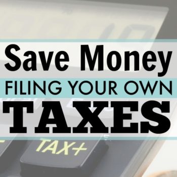 Save money by filing your own taxes. Filing taxes has never been easier, and you can save so much money by doing it yourself instead of hiring someone to do it for you.