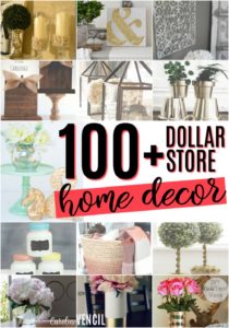 These Dollar Store Decor Hacks are THE BEST! I'm so glad I found these AWESOME home decor ideas and tips! Now I have great ways to decorate my home a a budget and decorate on a dime! Definitely pinning! Dollar store home decor ideas. Budget home decor ideas. Dollar store DIY. Dollar store home tips. Dollar store upcycles. DIY home decor. DIY Dollar Store Home Decorating Projects - it is possible to have a beautiful home on a budget. Check out these dollar store crafts!