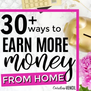 These are so great! If you want to learn how to make extra money right now, then you've come to the right place. Here's how to make money and how to make money online! 30+ Real Ways to Earn Money From Home. Make money as a stay at home mom. Easy ways to make money from home Real ways to make money form home. Legit ways to earn more money. Side hustles that work. Earning extra money.