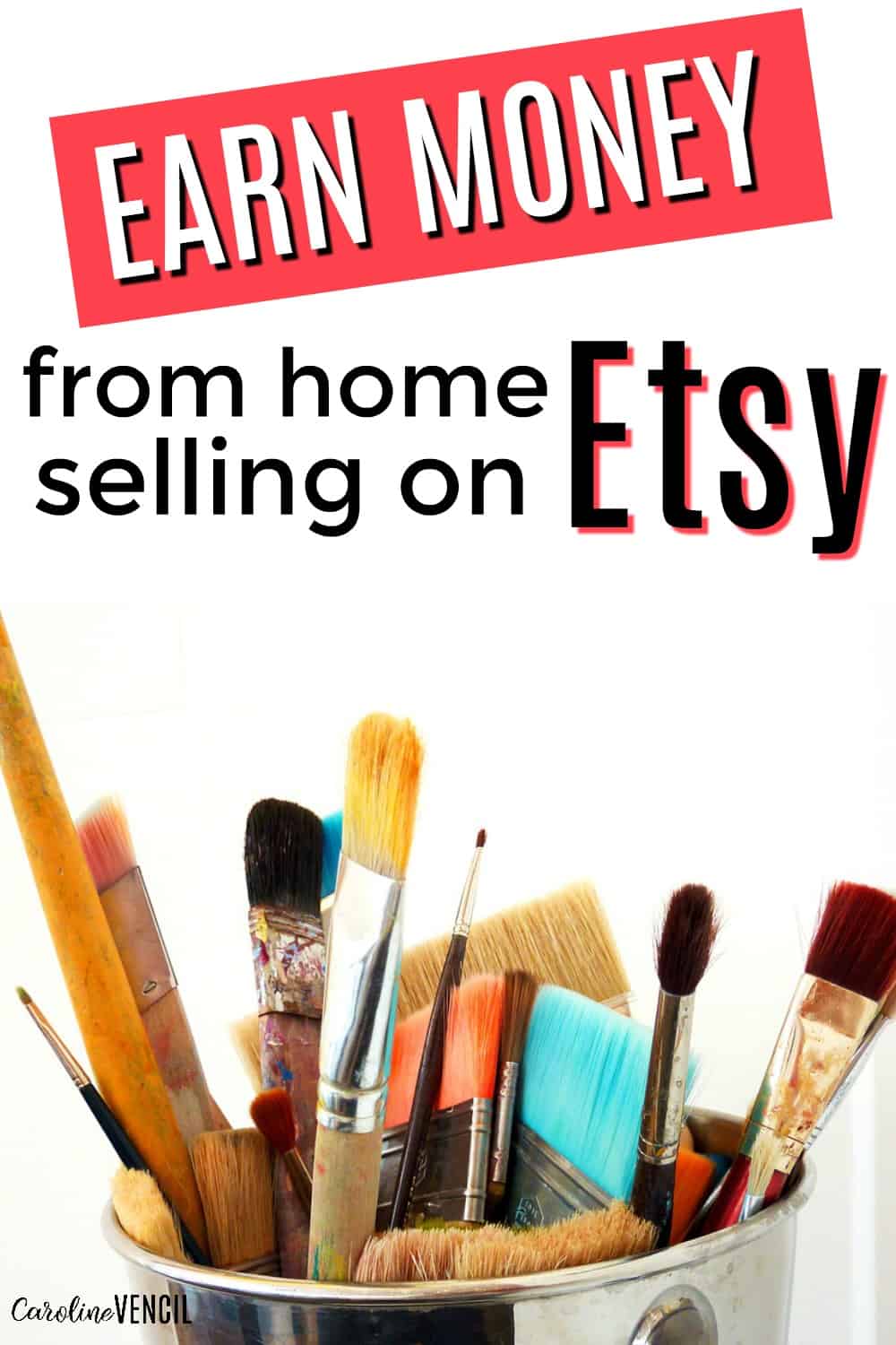 This is so cool! I never knew you could earn a full-time income from Etsy! I love hearing stories about people starting their own business and being their own boss. Make money form home with Etsy. How to sell on Etsy. Starting an Etsy business. Entrepreneur interview. How to Earn a Full-Time Income from Etsy. 