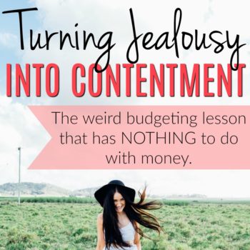 This is really great! She really makes it easy to remember how to focus on the important things in your life and in your budget without getting jealous of others. How to Turn Jealousy Into Contentment. How to be content and save money. How being content saves money. Being content with what you have. How to be content with what you have.