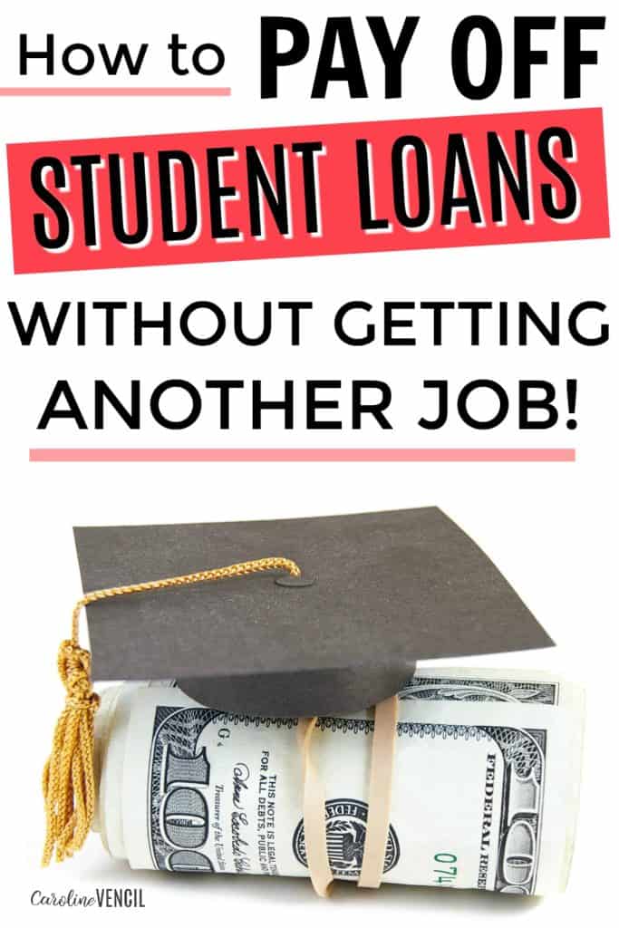 This is great! No matter how much money you make these are easy ways to pay off your student loans faster. Get out of student loan debt on any budget. Get out of student loan debt on a budget. How to budget to get out of debt faster. Reorganizing Your Budget to Make Student Loan Debt a Priority.