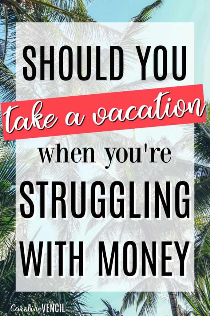This is fantastic! She makes some great points about going on vacation when you're tight on funds. Vacations on a budget can really be amazing! How to save money on vacation tips and ideas are really great! How to take a vacation on a budget. The only way that you should take a vacation if you are struggling with money. Frugal vacations. Money smart ways to have a great vacation. How to start saving more a dream vacation.