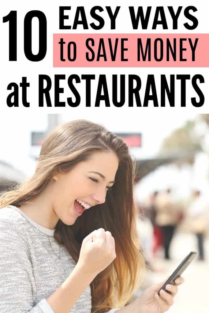 These are so great! I had no idea there were so many ways to save money at restaurants! She's found all of the best places to get deals on restaurants no matter where you live. How to save money going out to eat. Going out to eat on a budget. How to get dinner on a budget. Saving money at a restaurant. Easy ways to save going out to dinner. Going out to dinner and saving money. Never Pay Full Price at Restaurants