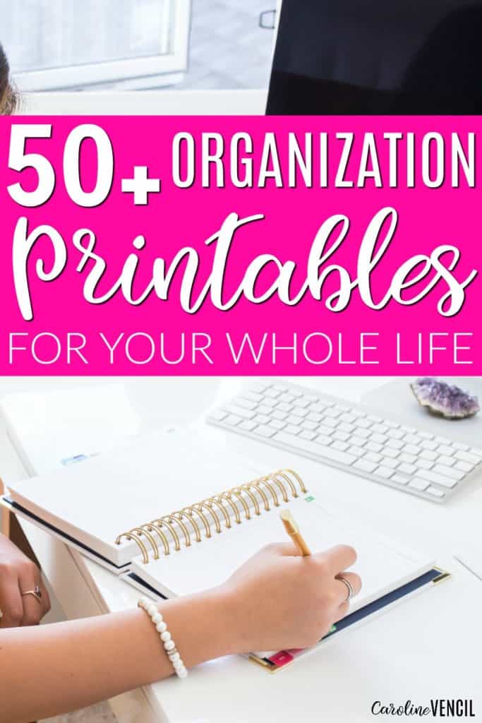 These are the best free printables! Everything that I need to organize my budget, my home, my finances, my passwords... everything is right here! These are the best printables to organize your home. Best life planning printables. Best life free life planner printables. Best free budget printables. Great free organizational tools. Free organizing printables. Best Organizational Printables for Your Whole Home.
