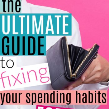This is so great! I never thought of spending money like this until now! Seriously, this is exactly what I needed to read today! I love how honest and real she it! She's got the best budgeting blog! Learning how to save money never looked easier! She makes it so easy to save money and live well! I can't wait to share this with my sister! The Ultimate Guide to Changing Your Spending Habits