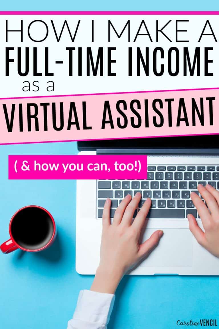 Virtual Assistant Income How to Become a Virtual Assistant and Make a Full-Time Income Doing It!