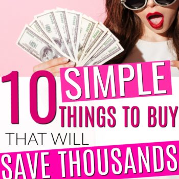 These are GREAT!! These 10 Purchases That Will Save You Thousands This Year are game changers for my budget!! I'm so glad I found these money saving tips! These simple things to buy to save money quickly are the best! You've got to try these for yourself! You'll definitely save tons of money!!