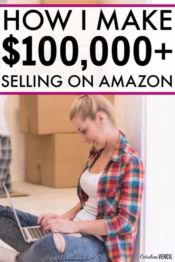 This is SO COOL! If you've ever wanted to know how to start selling on Amazon FBA or how to sell on Amazon FBA for beginners! She makes a full-time income from her Amazon FBA side hustle. Make money from home as a stay at home mom on Amazon. 