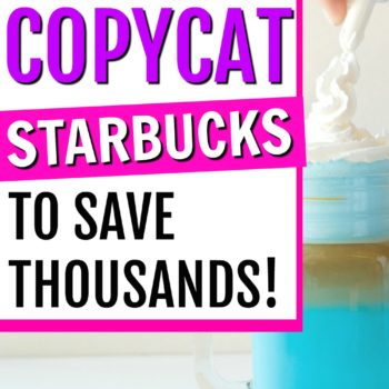 These are AMAZING!! What You Need to Make Starbucks Recipes at Home to Save Thousands of Dollars! You can make DIY Starbucks drinks at home. Making Starbucks recipes at home. How to make Starbucks at home. DIY Starbucks drinks. Starbucks copycat recipe drinks. Easy ways to save money on Starbucks. #Starbucks #savemoney #copycatStarbucks
