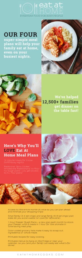 If you want to learn how to start meal planning for beginners, save big on meal plans the easy way. Meal plans save money when you stick to them. Save money on your groceries when you do simple meal planning with the instant pot, crock pot, fast weeknight meals, sugar free and flour free meal plans all in one place.