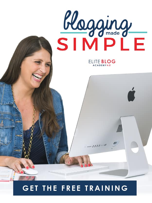 Best free blog training for new bloggers who are looking to start a blog or make money blogging. Awesome video training course that is totally free with loads of tips and ideas for bloggers who need help or if you want to start a blog to work at home. Elite blog academy is AMAZING and so is Ruth Soukup!