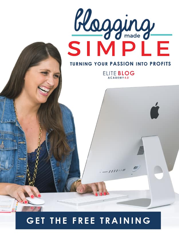 Best free blog training for new bloggers who are looking to start a blog or make money blogging. Awesome video training course that is totally free with loads of tips and ideas for bloggers who need help or if you want to start a blog to work at home. Elite blog academy is AMAZING and so is Ruth Soukup!