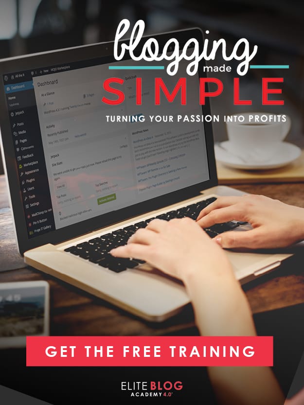 Best free blog training for new bloggers who are looking to start a blog or make money blogging. Awesome video training course that is totally free with loads of tips and ideas for bloggers who need help or if you want to start a blog to work at home. Elite blog academy is AMAZING and so is Ruth Soukup!