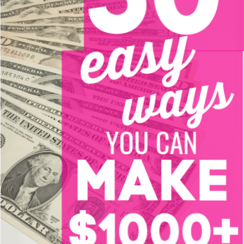 This is GREAT and doable for anyone, even busy stay-at-home moms! How to make an extra $1000 from home for anyone is a great boost in income for a part-time gig! If you want to make money from home, then you have got to read this post and get ideas, motivation, tips, and inspiration! Awesome, weird and easy ways to make money from home that are legit.