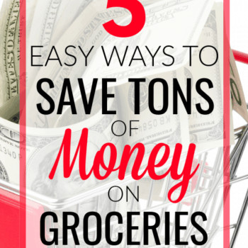5 Tips to Get Your Food Spending Under Control – How to save money on your groceries and stick to a budget when you grocery shop. Simple and easy ways to start living with a grocery budget and still eat delicious food. Perfect for busy and stressed out moms working with a tight budget, low income or just one income!