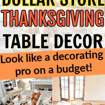 15 DIY Easy Chic Dollar Store Thanksgiving Table Decorations on a Budget. Dollar store diy ideas for the home for a beautiful Thanksgiving centerpiece. Cheap but elegant easy to make upcycled decor.