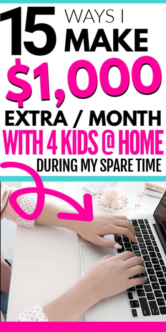 How I Make $1000 from Home as Busy Mom During My Spare Time. How to work from home and be your own boss while making money as a mom. Legitimate work from home mom jobs for beginners to make extra money to start today.