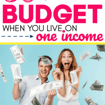 50 Clever ways to save and live well on one income as a family. The best tips, tricks, ideas and hacks for frugal living on one low income for a big family. How to start living on one income when it seems impossible or too hard.
