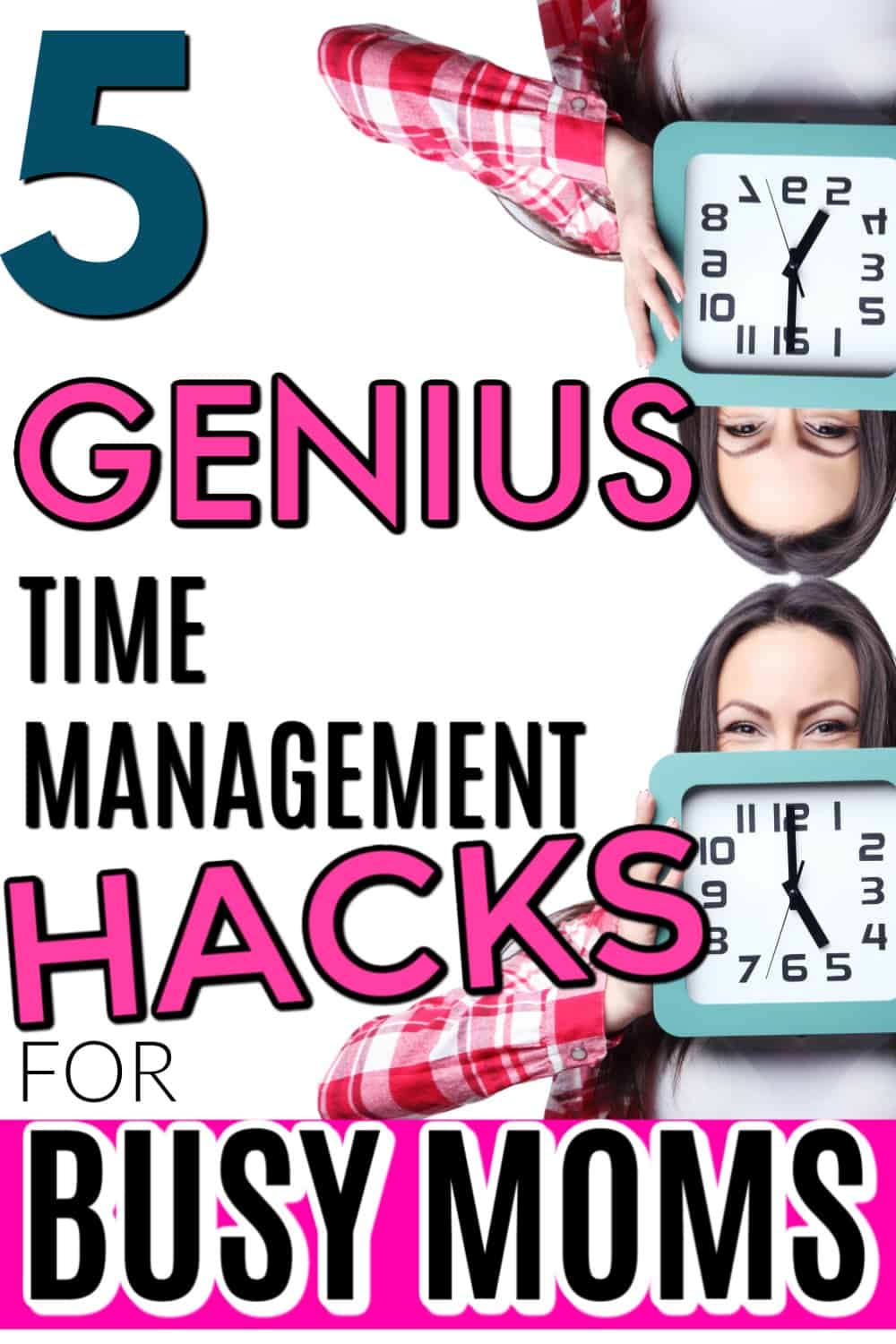 How to organize your day and get more done. Stop wasting time and actually be productive as a mom of little kids. Get more done in an easy, simple way. Learn the top secrets, the best tips, tricks, and hacks to time management and save time. 5 Best Time Management Hacks for Busy Moms. #timemanagement #productivity #mom