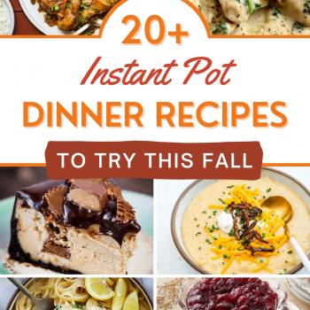 Instant Pot Fall Dinner Recipes Pin Image